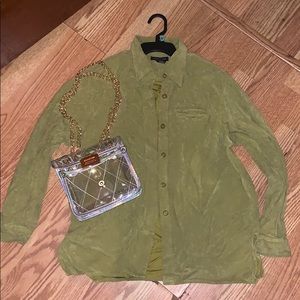 Light Green Button down